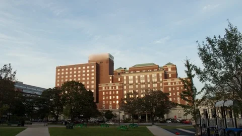 Halifax, Nova Scotia- Edward Cornwallis Park at Sunset Stock Footage 125990815