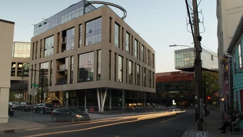 Halifax, Nova Scotia- Queen and Spring Garden Timelapse Stock Footage 118630653
