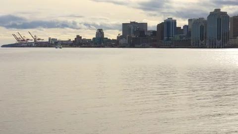 Halifax Nova Scotia Skyline Stock Footage 82371095