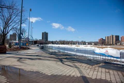 Halifax Oval Closed Stock Photos