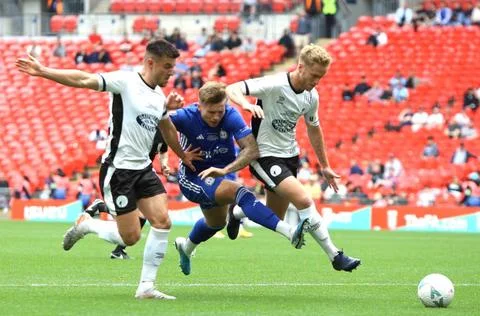 Halifax Town v Gateshead FA Trophy 21/05/2023. Final FC Halifax Town midfi... Stock Photos