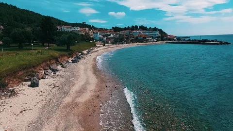 Halkidiki, Loutra Video stock 80407894