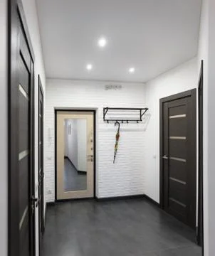 Hall in the apartment Stock Photos