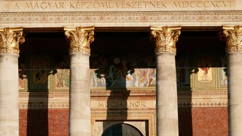 Hall of Art, Budapest Stock Footage 221197418