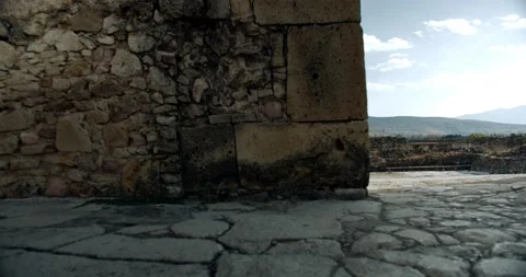 Hall of Columns with View of Mitla Mountains 動画素材 134951474