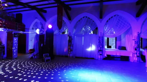 Hall decoration disco 動画素材 58106335
