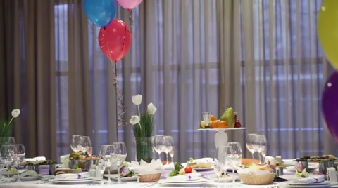 Hall decoration Vídeos de archivo 48594073