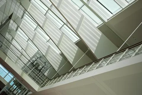 Hall inside a building Stock Photos