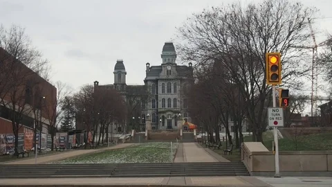 Hall of Languages Stock Footage 122130579