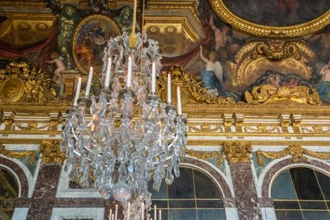 Hall of Mirrors at Versailles Stock Photos
