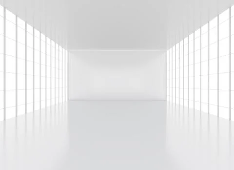 Hall or room win windows 库存插图