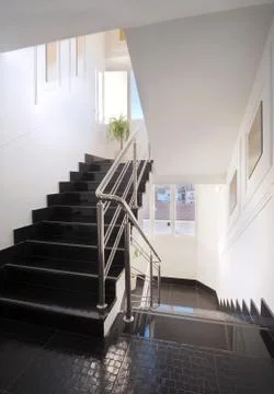 Hall stairs Stockfoto's