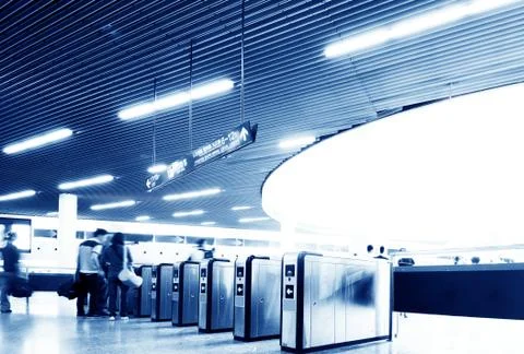 Hall Subway Station Foto stock