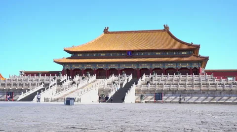 Hall of Supreme Harmony in Forbidden City . Video stock 65242671