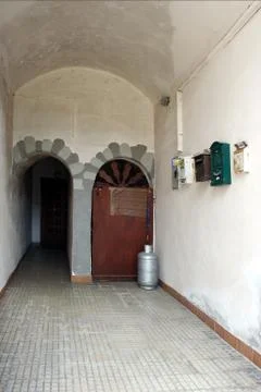 Hall with two doors Foto stock