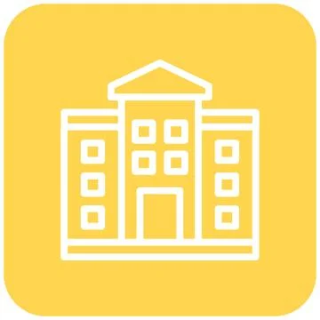Hall Vector Icon Design Illustration Stock Illustration