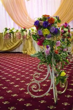 Hall for weddings Stock Photos