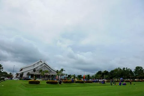 The hall where the convocation day occur in Northern University of Malaysia Stock Photos