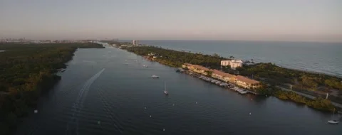 Hallandale Beach sunset 1 Video stock 233466749