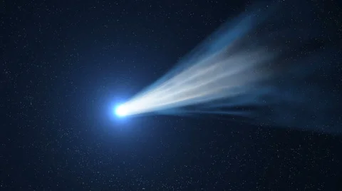 Halley's comet Stock Footage