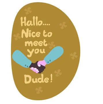 Hallo dude 2 Ilustração Stock