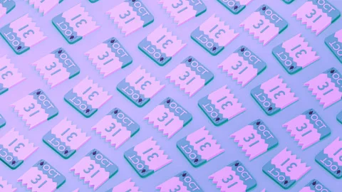 Halloween 3D Background Vídeos de archivo 314568849