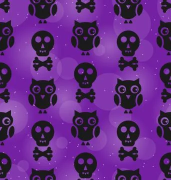 Halloween Abstract Seamless Texture 스톡 일러스트