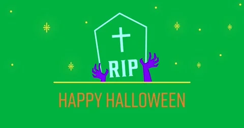 Halloween Alpha Overlays Stock Footage 324845777