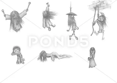 Halloween and horror. Stock Illustration