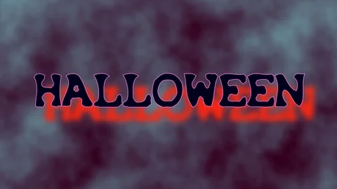 Halloween animated text Stock Footage 116264376