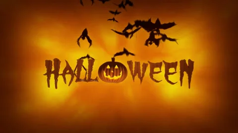 Halloween animation Stock Footage 32192214