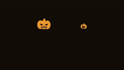 Halloween animation Video stock 136134277