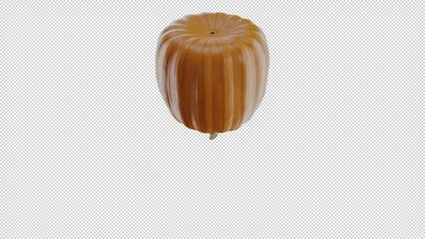 Halloween. Animation of jumping pumpkin jack-o-lantern. Stock Footage 248376947