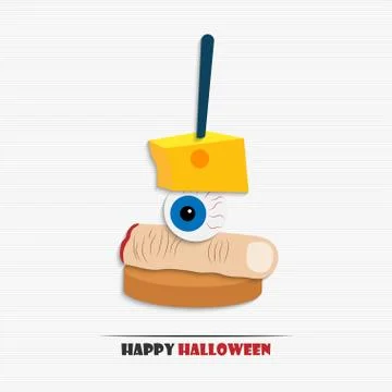 Halloween appetizer Stock Illustration