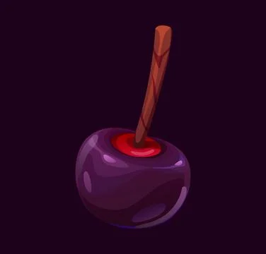 Halloween arcade game icon of cherry candy sweets Ilustração Stock