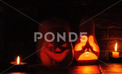 Halloween. Autumn holiday. Stock Photos