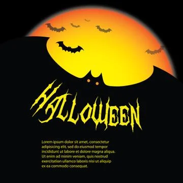 Halloween Backdrop Stock Illustration