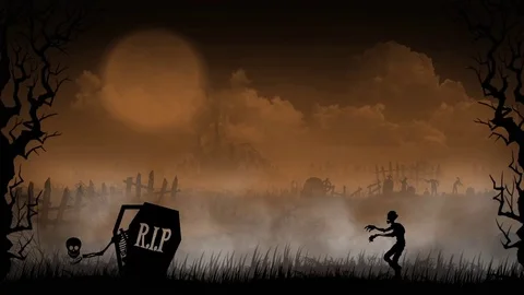 Halloween Background 2 Stock Footage 80232068