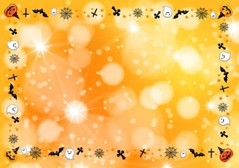 Halloween background - 3D render Stock Illustration