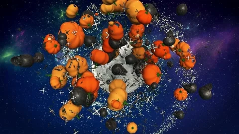 Halloween Background Stock Footage 140386514