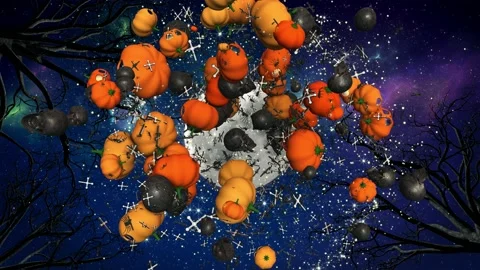 Halloween Background Stock Footage 140391884