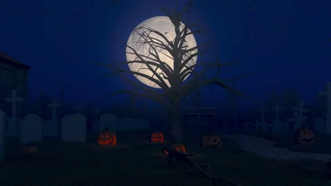 Halloween Background Stock Footage 252286433