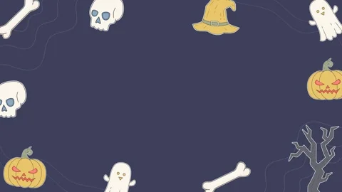 Halloween background Stock Footage 338007312