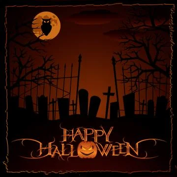 Halloween background Stock Illustration