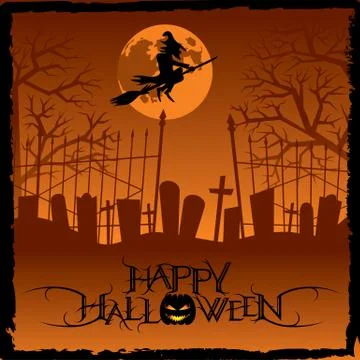 Halloween background Stock Illustration