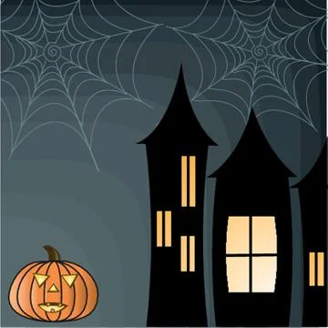 Halloween background Illustrazione stock