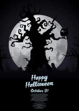 Halloween background Stock Illustration