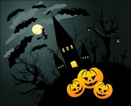 Halloween background Stock Illustration