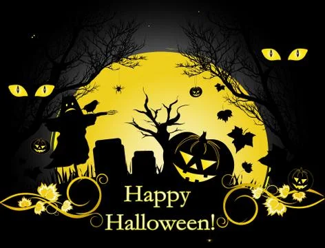 Halloween background Stock Illustration