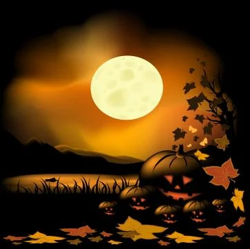 Halloween background Stock Illustration